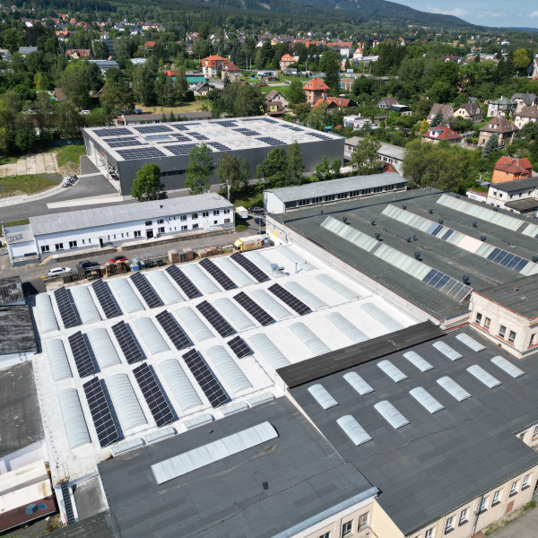 Instalace fotovoltaické elektrárny v Liberci